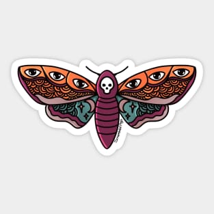 Death’s head moth Sticker